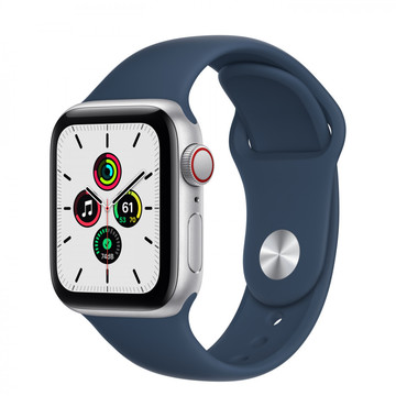 Смарт-годинник Apple Watch SE GPS + Cellular 40mm Silver Aluminum Case (MKQL3)