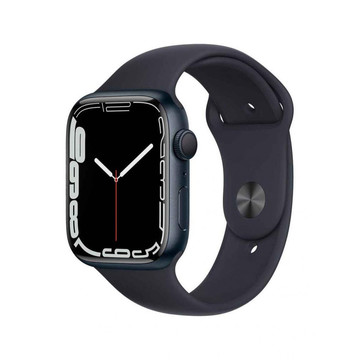 Смарт-годинник Apple Watch Series 7 GPS + Cellular 41mm Midnight Aluminum Case w. Midnight S. Band (MKH73)