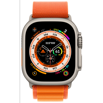 Смарт-годинник Apple Watch Ultra 49mm Titanium Case LTE Orange Alpine Loop S (MNHH3/MNHA3)