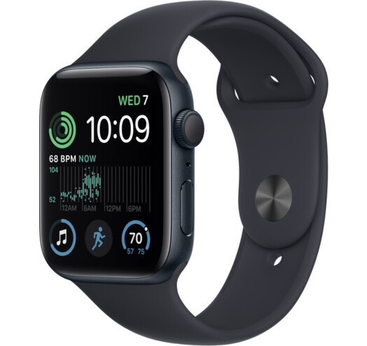 Смарт-часы Apple Watch SE GPS 44mm Midnight Aluminium Case with Midnight Sport Band (MNK03UL/A)