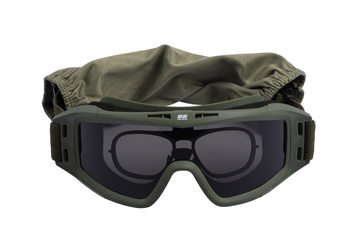 Тактичні окуляри 2E Hawk Army Green Anti-fog, сумка, 3 лінзи