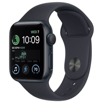Смарт-часы Apple Watch SE 2 GPS 44mm Midnight Aluminium Case with Midnight Sport Band M/L (MNTG3, MRE93)