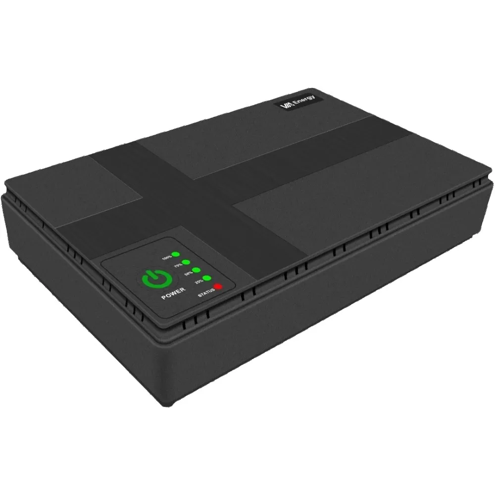Джерело живлення VIA Energy Mini UPS 10400mAh 18W (DC 5/9/12V/USB/PoE) (DC1018P)
