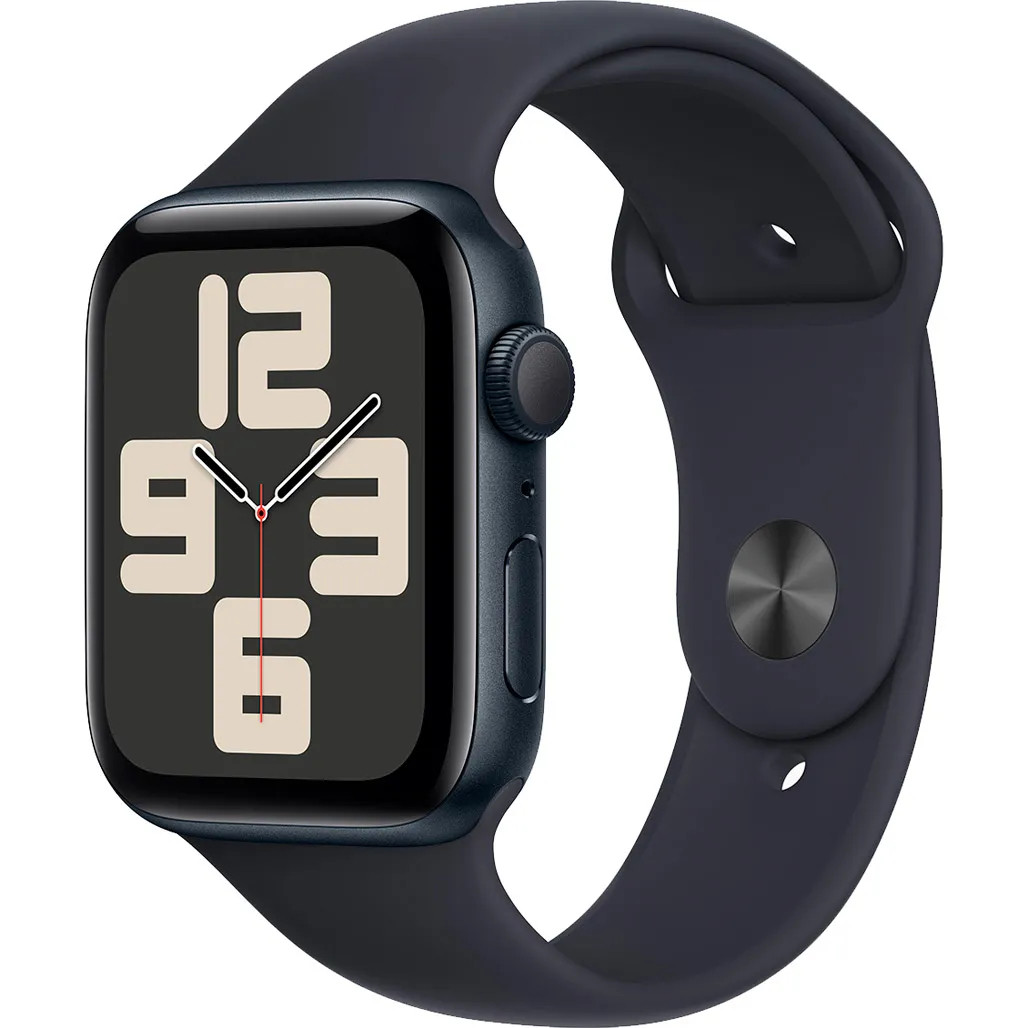 Смарт-часы Apple Watch SE 2 GPS 44mm Midnight Aluminium Case with Midnight Sport Band M/L (MRE93) UA