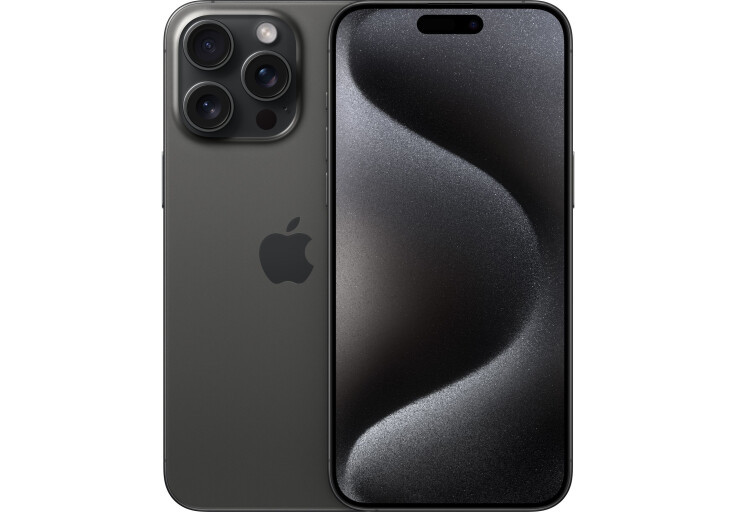 Смартфон Apple iPhone 15 Pro Max 512Gb Black Titanium (eSim) (MU6A3)