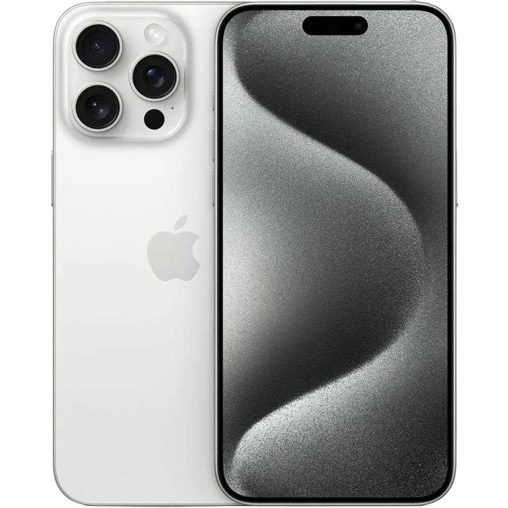 Смартфон Apple iPhone 15 Pro Max 256GB White Titanium (MU673) (eSim)