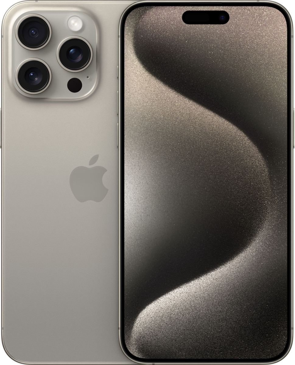Смартфон Apple iPhone 15 Pro Max 512GB Natural Titanium (MU7E3) UA