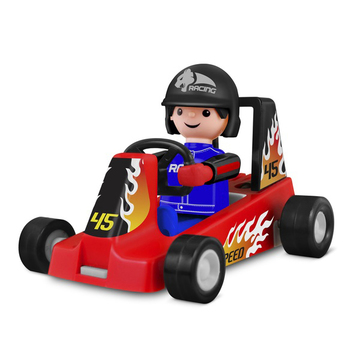 Машинка Igracek Racer with kart red Гоночный карт (21021)